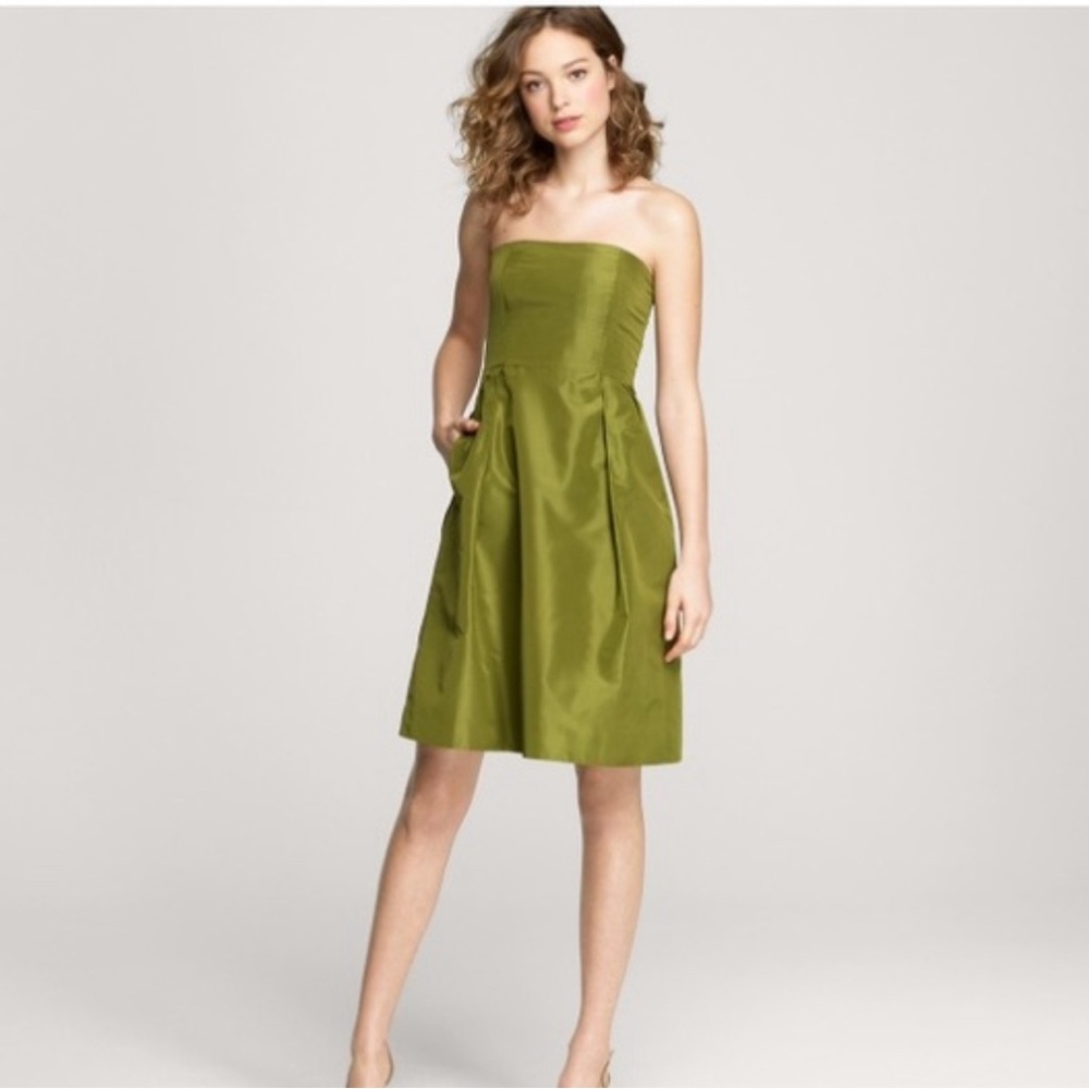 J.Crew Silk Taffeta Lorelei Dress Size 4